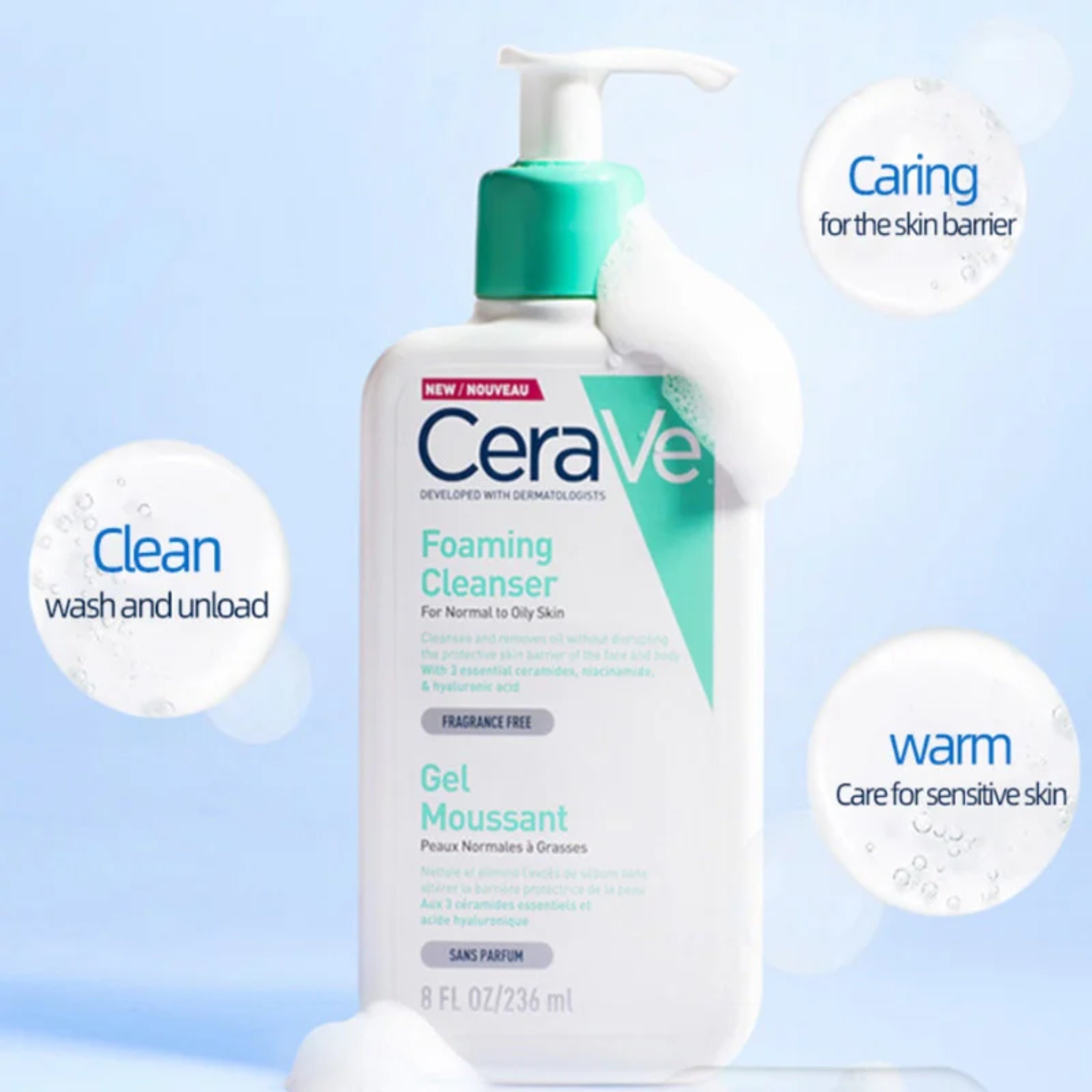 Cerave Foaming Cleanser 236ML