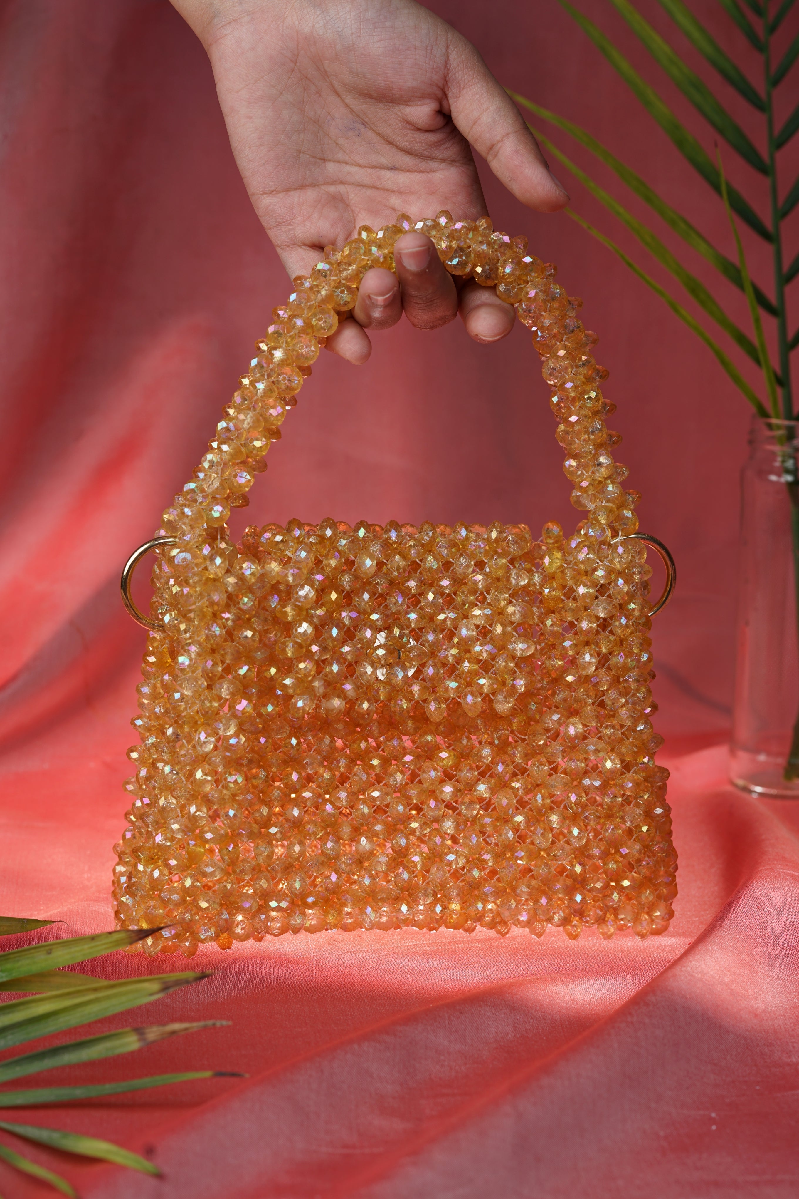 Crystal Mono Hand Bag