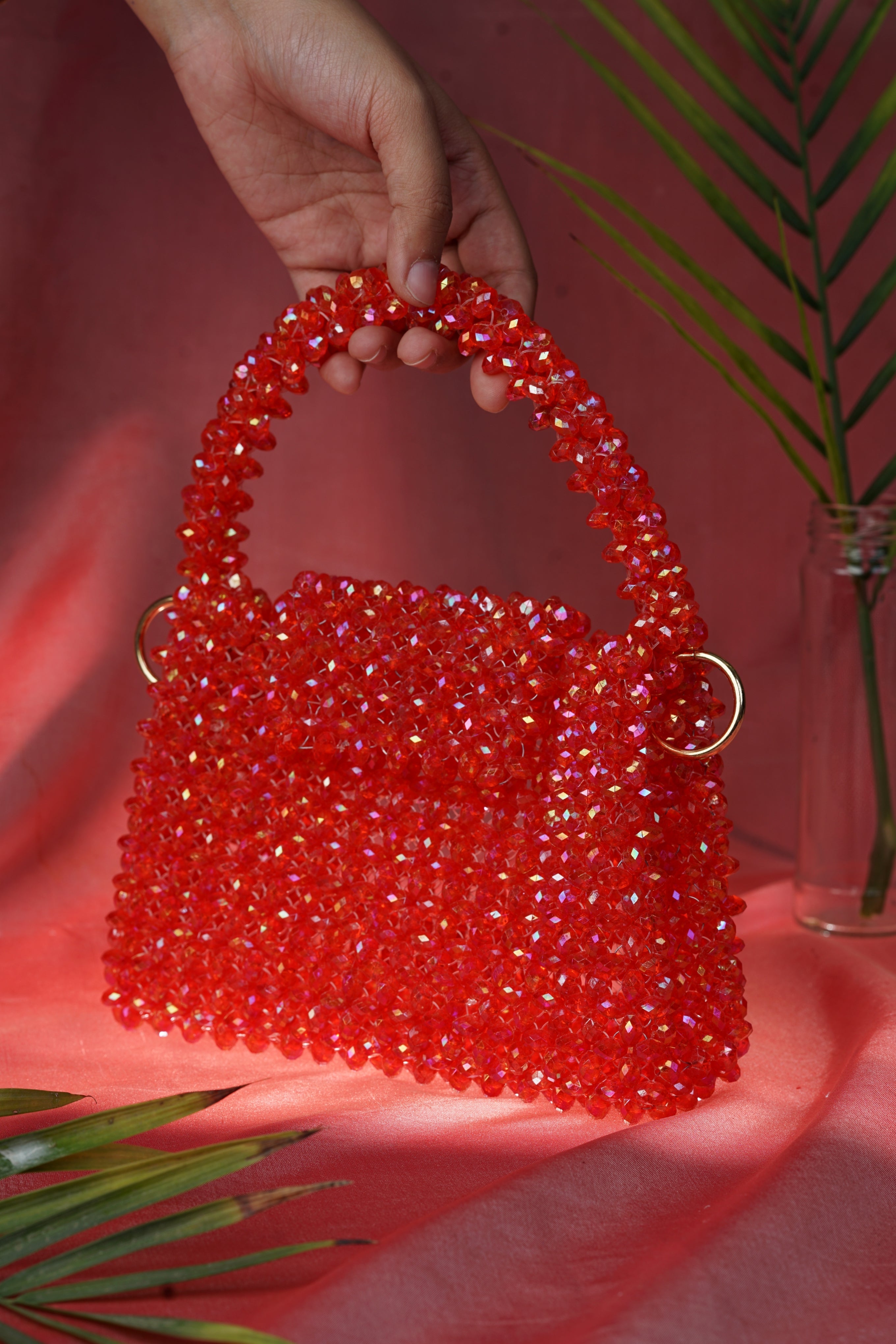 Crystal Mono Hand Bag