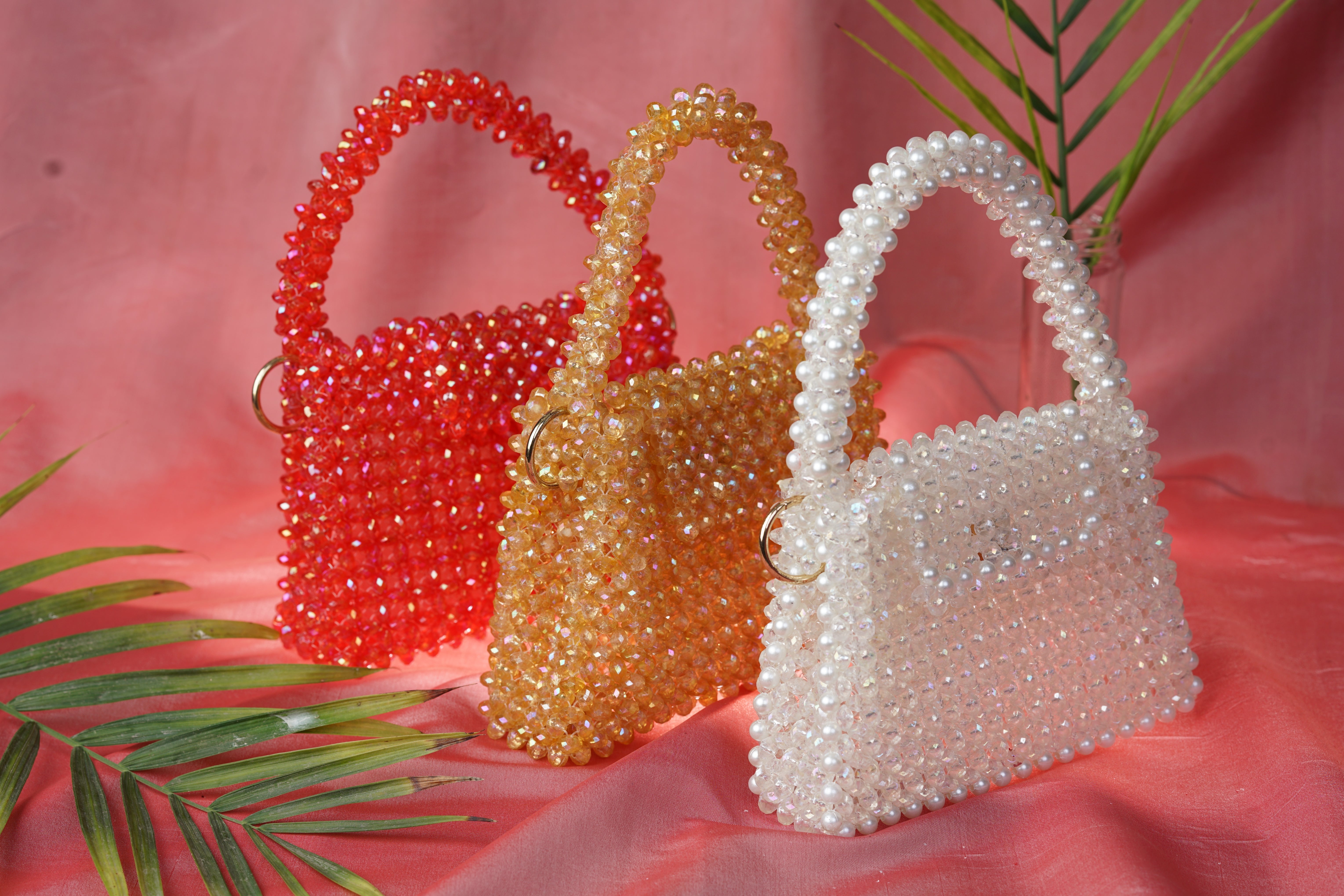 Crystal Mono Hand Bag