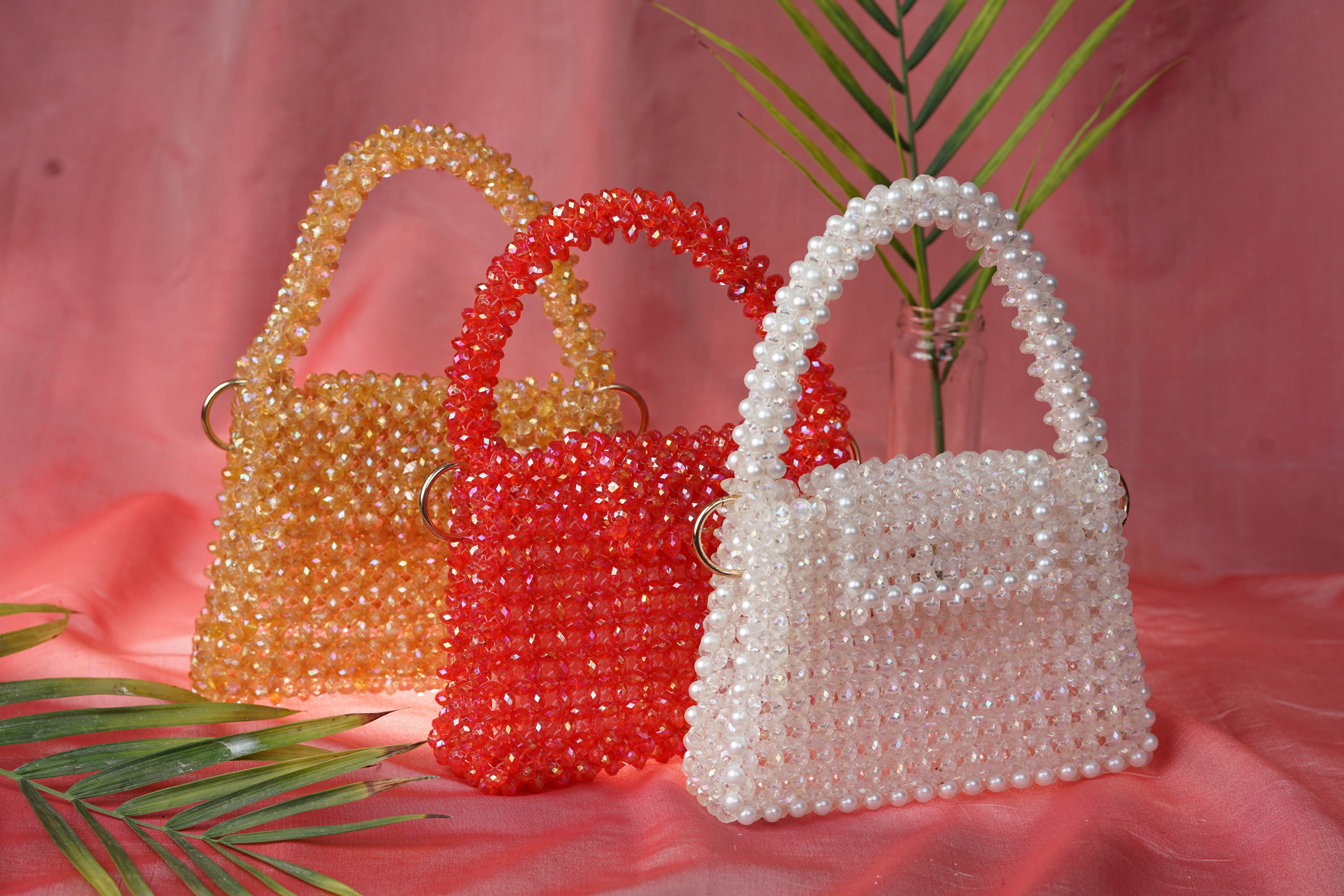 Crystal Mono Hand Bag