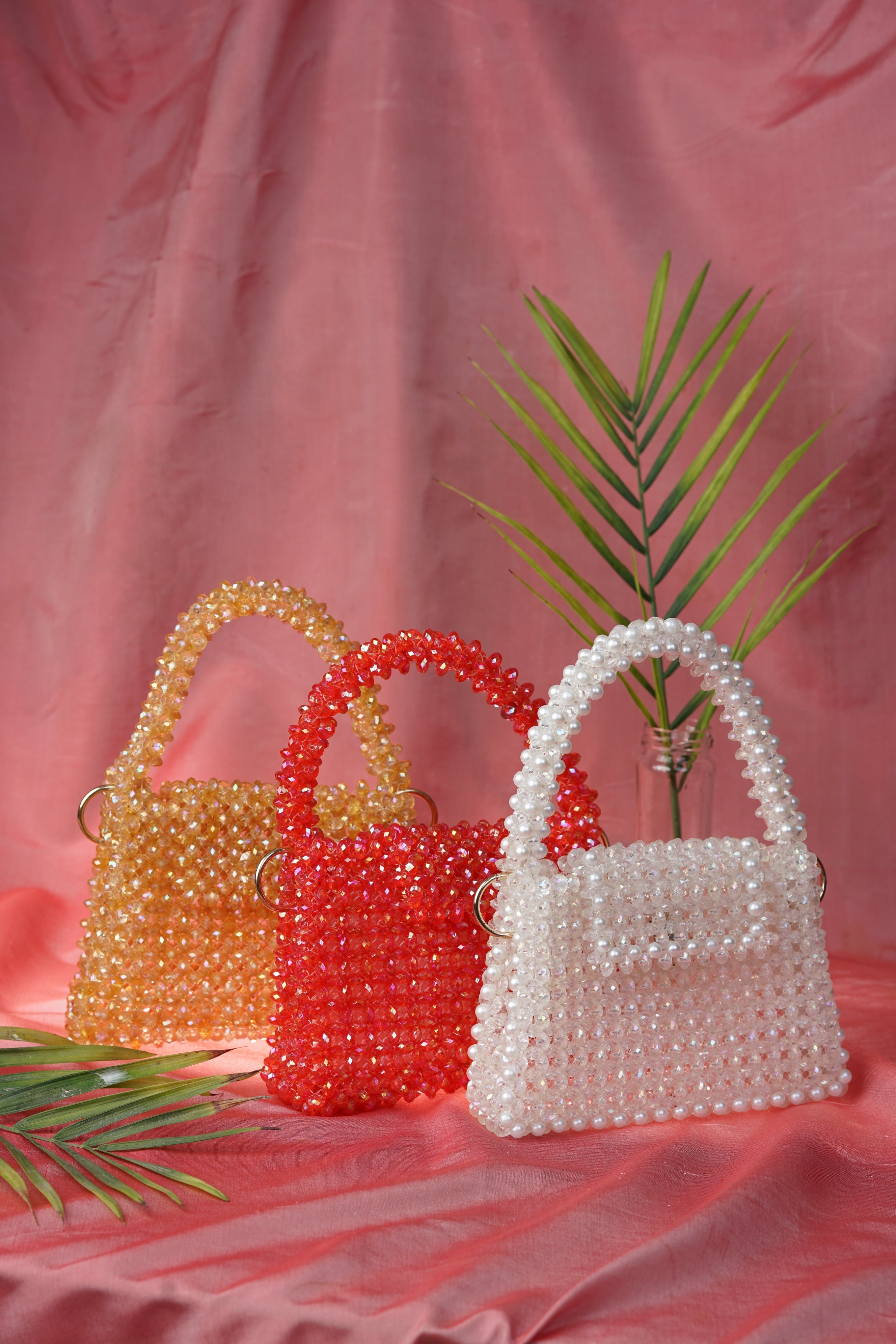 Crystal Mono Hand Bag