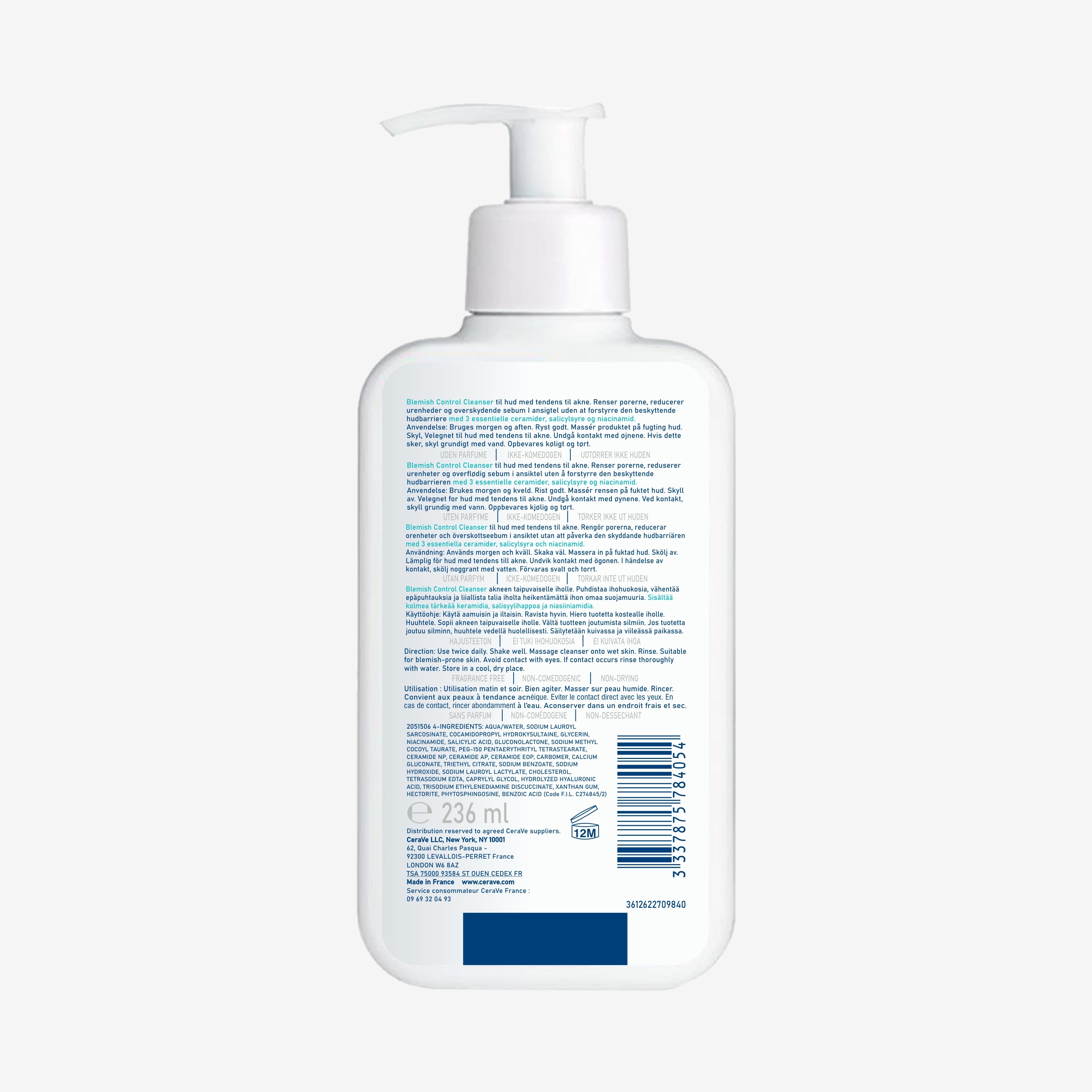 CeraVe Blemish Control Cleanser 236ML