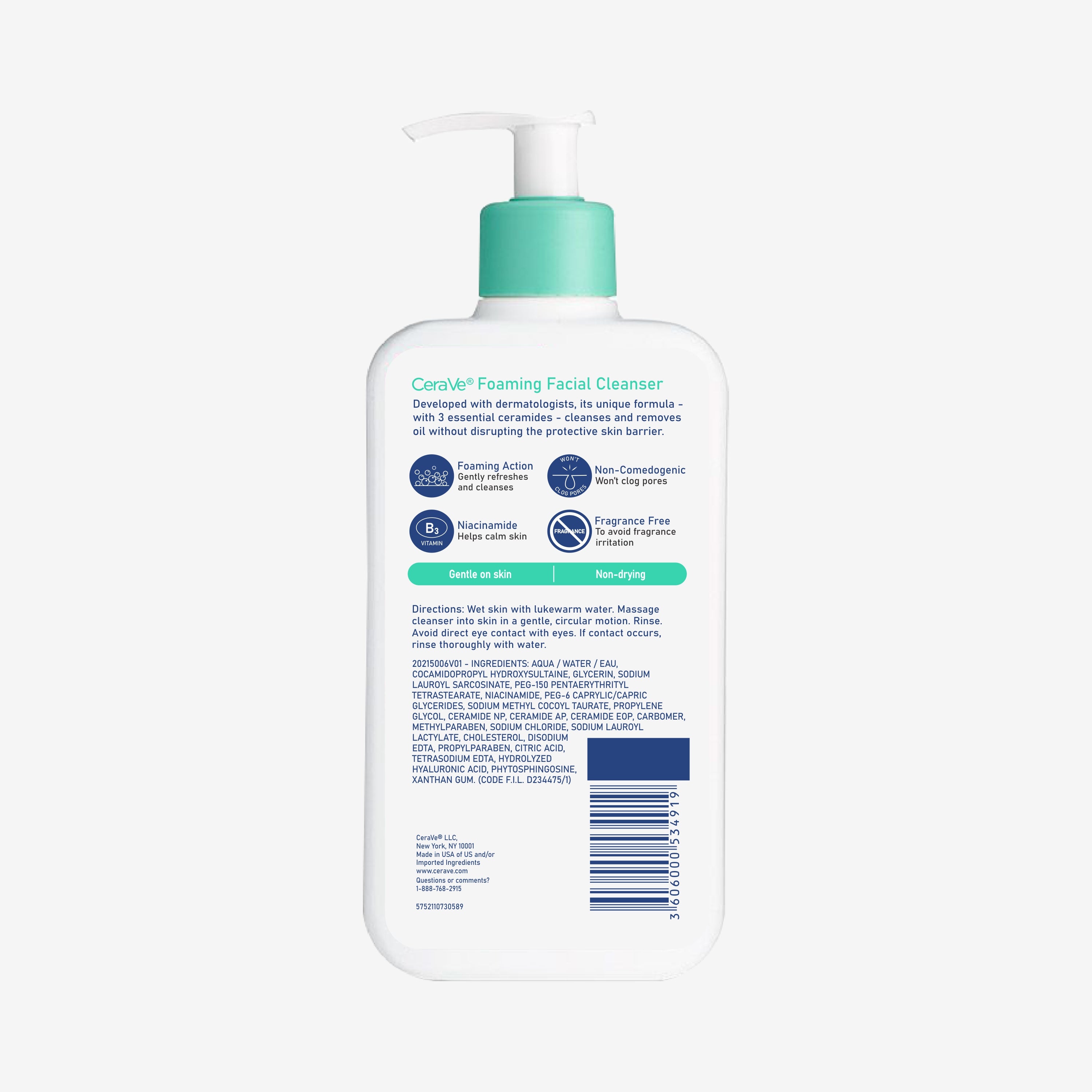 Cerave Foaming Facial Cleanser Price in Pakistan – Skin Mart