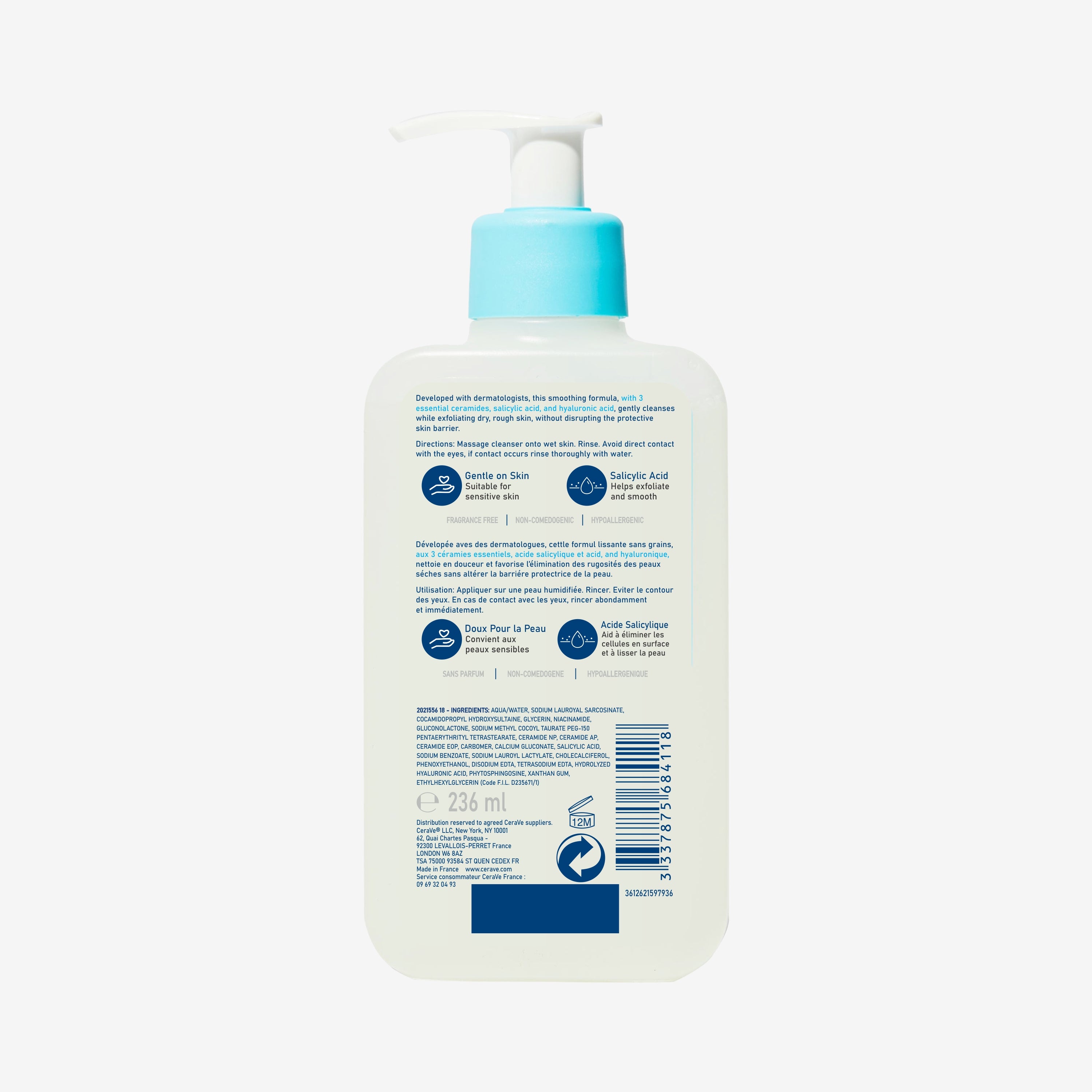 CeraVe SA Smoothing Cleanser 236ml